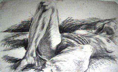Nude Figure Drawing titled Nude4